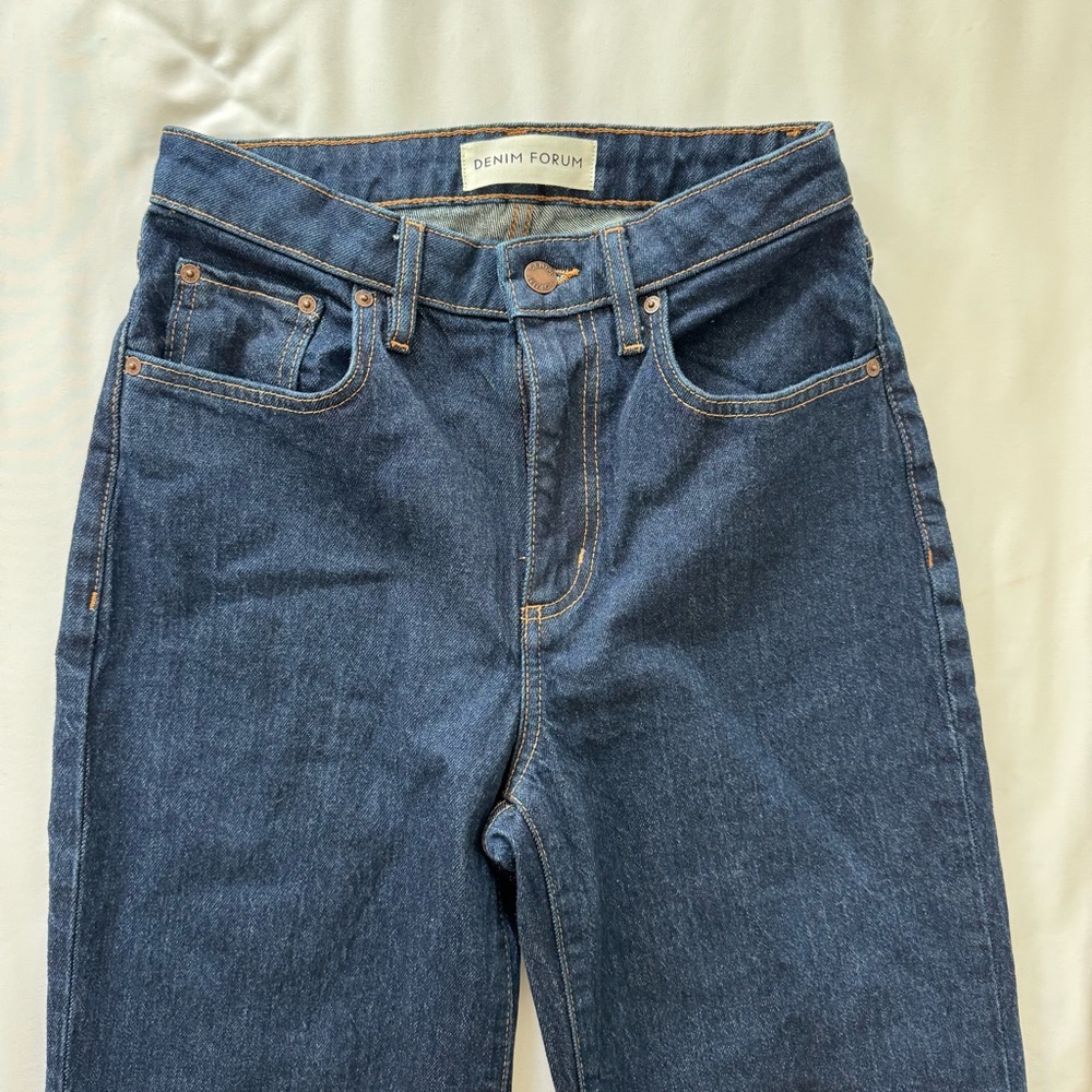 Denim Forum Remy Curve-fit Hi-rise Wide Jean Size 26